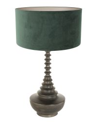 retro-groene-tafellamp-zwarte-voet-tafellamp-steinhauer-bois-antiekzwart-en-groen-3762zw