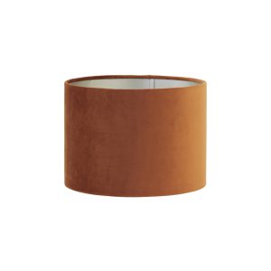 retro-oranje-lampenkap-met-zilver-light-and-living-velours