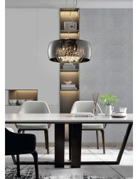 Modern dining room interior minimal style image 3d rendering