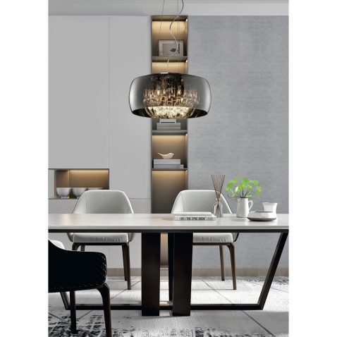 Modern dining room interior minimal style image 3d rendering