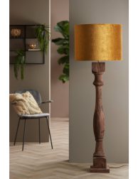 retro-ronde-okergele-zilveren-lampenkap-light-and-living-gemstone-1