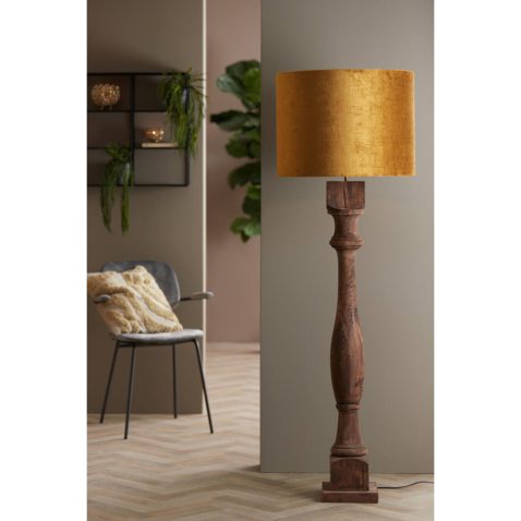 retro-ronde-okergele-zilveren-lampenkap-light-and-living-gemstone-1