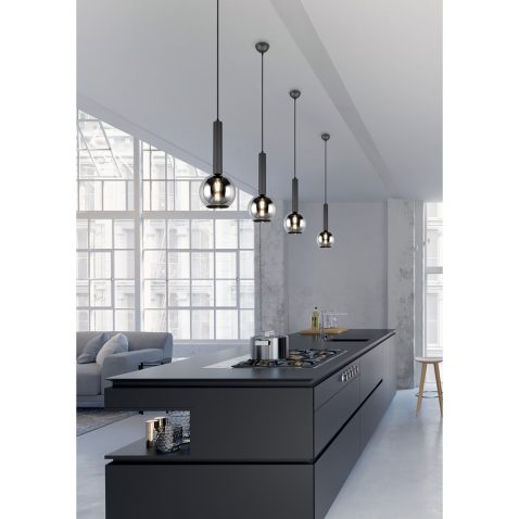 3D-Illustration of a new modern city loft apartment.