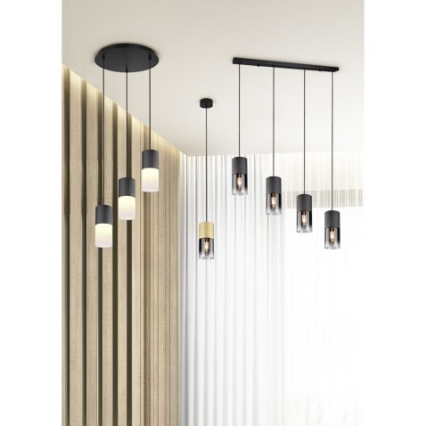 Living room modern minimal style with built-in wall decorate and
