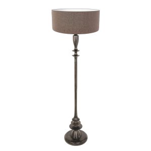 annelighting-vloerlamp-bois-zwart-houtlinnen-schemerlamp-e27-3779zw-1