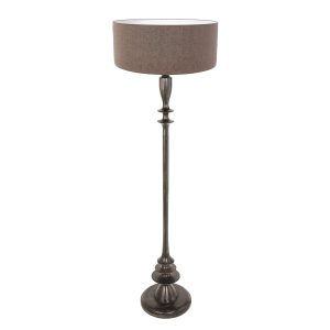 rustieke-bruin-zwarte-vloerlamp-vloerlamp-steinhauer-bois-antiekzwart-en-grijs-3779zw