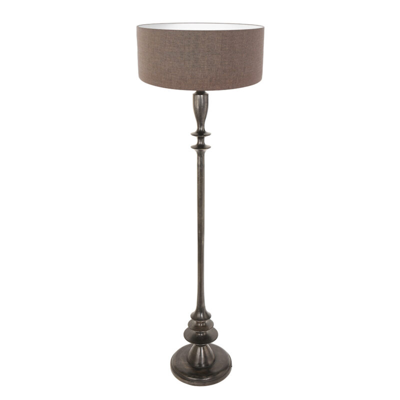 annelighting-vloerlamp-bois-zwart-houtlinnen-schemerlamp-e27-3779zw-1