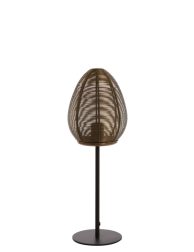 rustieke-goud-met-zwarte-tafellamp-light-and-living-yaelle