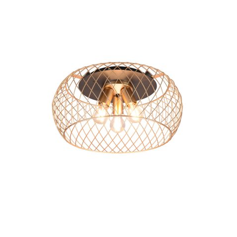 rustieke-messing-ronde-plafondlamp-trio-leuchten-tamil-611100308