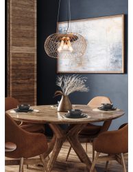 Mock up frame in cozy modern dining room interior, 3d render