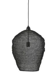 rustieke-zwarte-hanglamp-fijnmazig-light-and-living-nikki