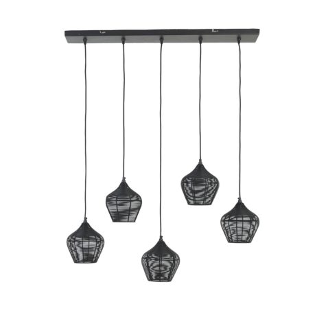 rustieke-zwarte-hanglamp-vijf-lichtpunten-light-and-living-alvaro