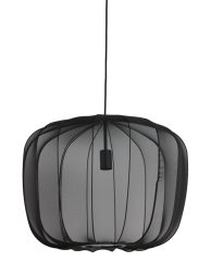 rustieke-zwarte-ronde-hanglamp-gaas-light-and-living-plumeria