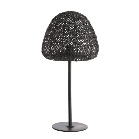 rustieke-zwarte-tafellamp-gevlochten-lampenkap-light-and-living-finou