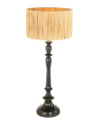 rustieke-zwarte-tafellamp-rotan-lampenkap-tafellamp-steinhauer-bois-antiekzwart-en-naturel-3766zw-1