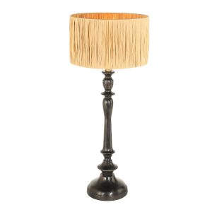 annelighting-tafellamp-bois-zwart-grashout-ø30cm-e27-3766zw-1