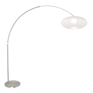 staalkleurige-vloerlamp-met-witte-kap-vloerlamp-steinhauer-sparkled-light-geborsteld-staal-met-witte-kap-3806st-1