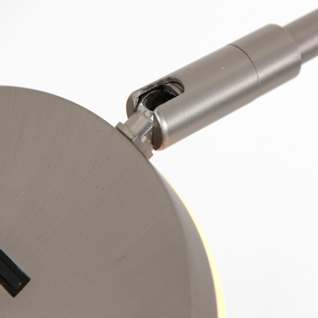Moderne zwarte accu vloerlamp zwenkarm Steinhauer Soleil - Afbeelding 12