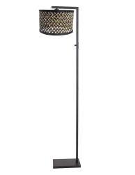 staand-vloerlamp-zwart-met-patroonkap-vloerlamp-steinhauer-stang-naturel-en-zwart-3705zw-1