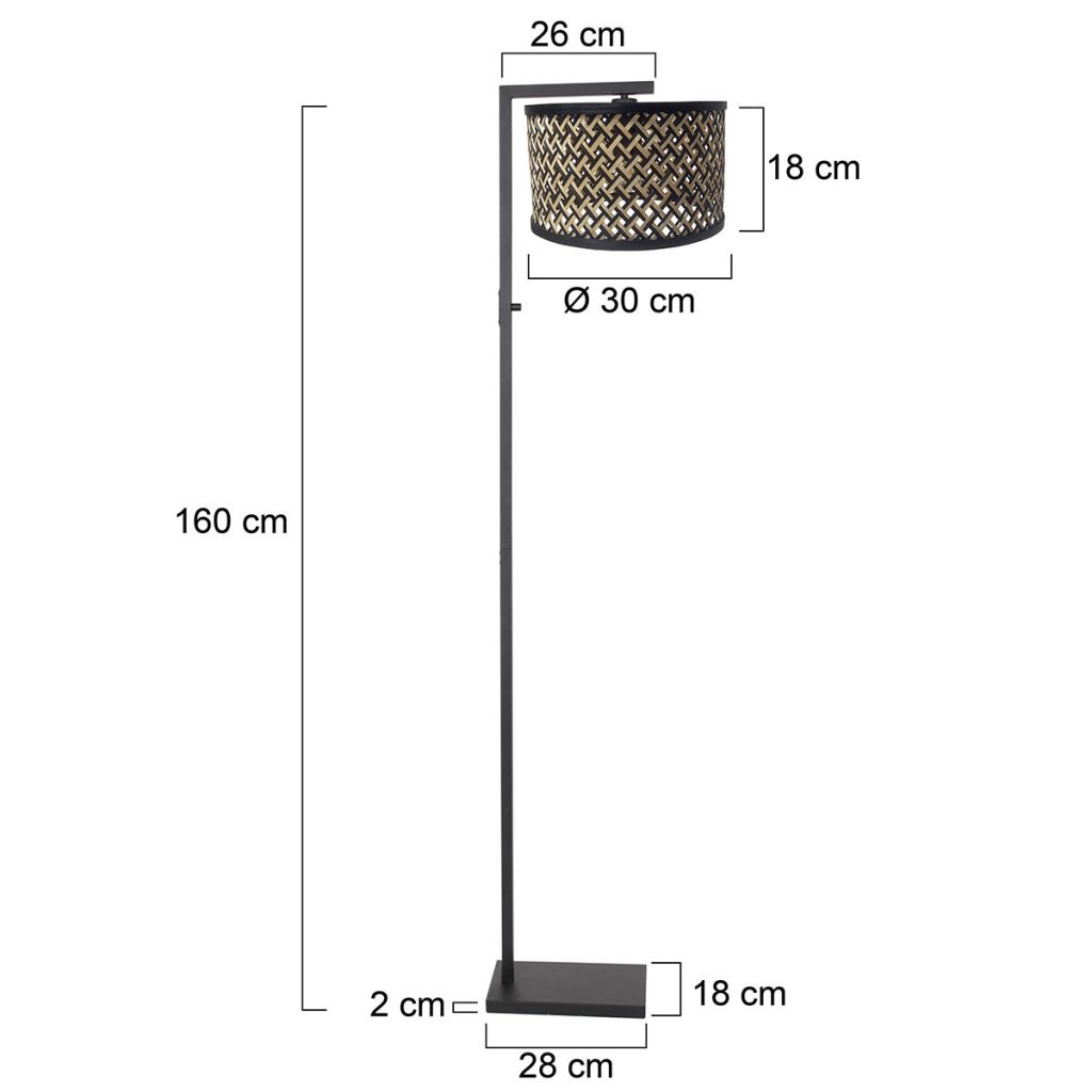 staand-vloerlamp-zwart-met-patroonkap-vloerlamp-steinhauer-stang-naturel-en-zwart-3705zw-5