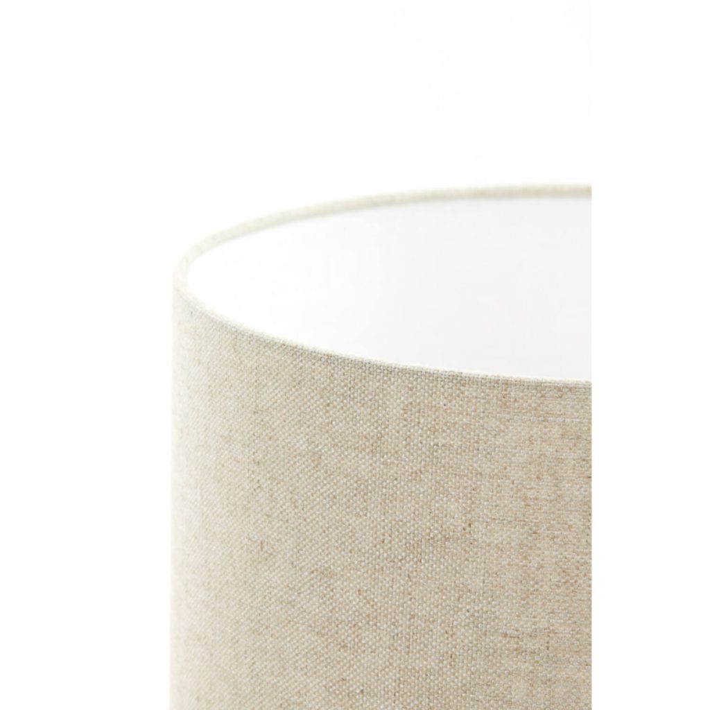 Moderne donkere vloerlamp met grijze stoffen kap Light & Living Jamiri - Afbeelding 4