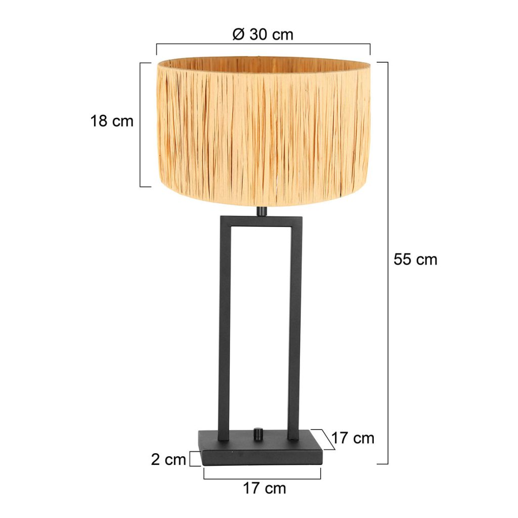 strakke-zwarte-tafellamp-met-houtkleurige-kap-tafellamp-steinhauer-stang-naturel-en-zwart-3704zw-6