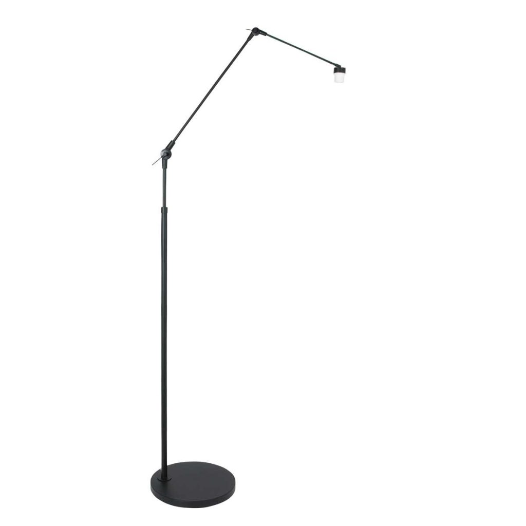 Verstelbare zwarte staande lamp Steinhauer Prestige chic - Afbeelding 2