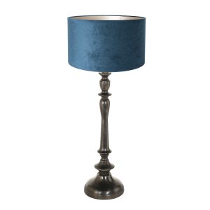 annelighting-tafellamp-bois-zwart-houtveloursstof-ø30cm-e27-3772zw-1
