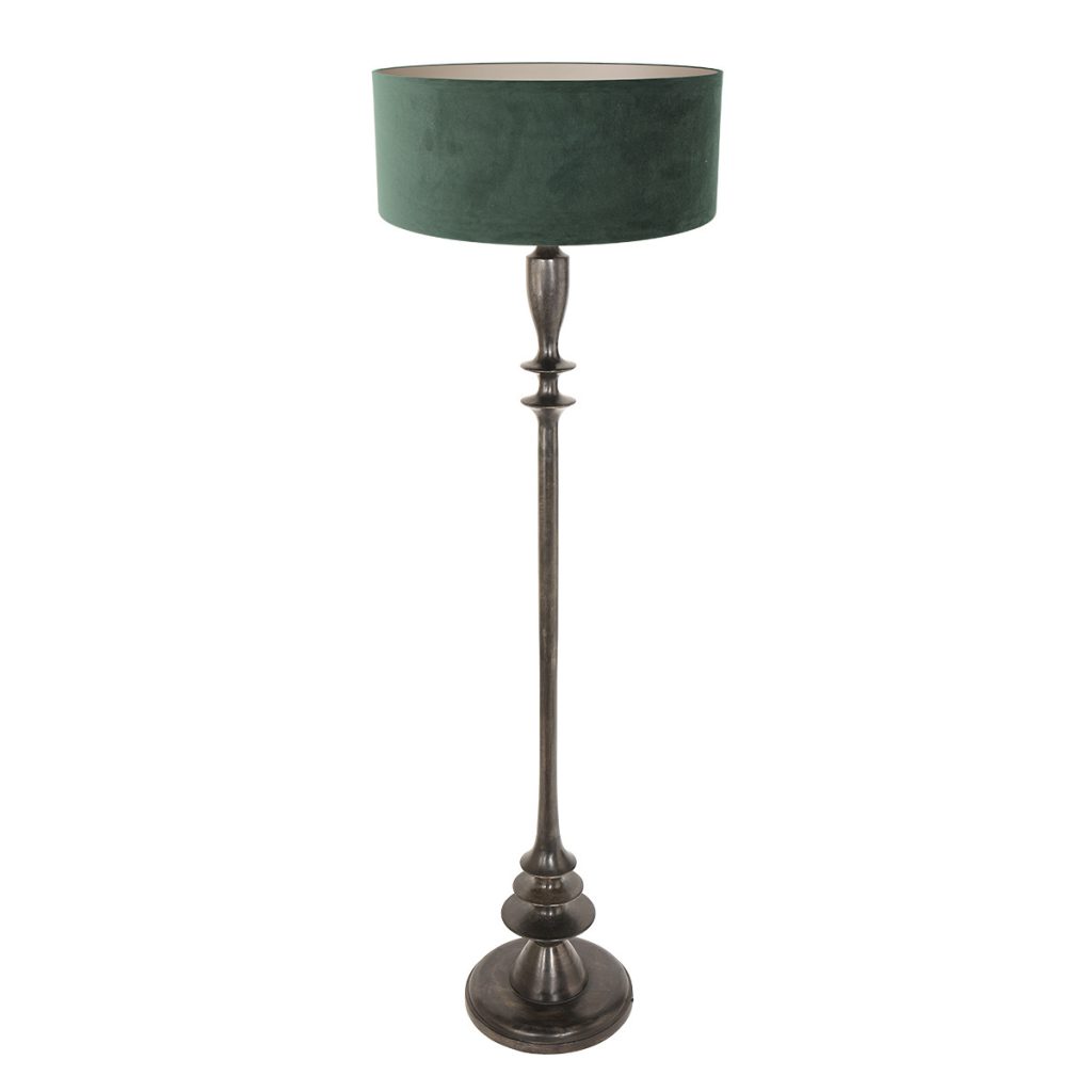 vintage-vloerlamp-groen-fluweel-zwart-vloerlamp-steinhauer-bois-antiekzwart-en-groen-3780zw