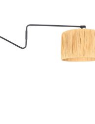 wandlamp-met-rotan-kap-aan-arm-wandlamp-anne-light-&-home-linstrom-naturel-en-zwart-3721zw