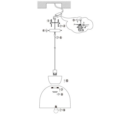zwarte-hanglamp-skandina-goudkleurige-binnenkant-e27-fitting-hanglamp-mexlite-skandina-zwart-3683zw-5