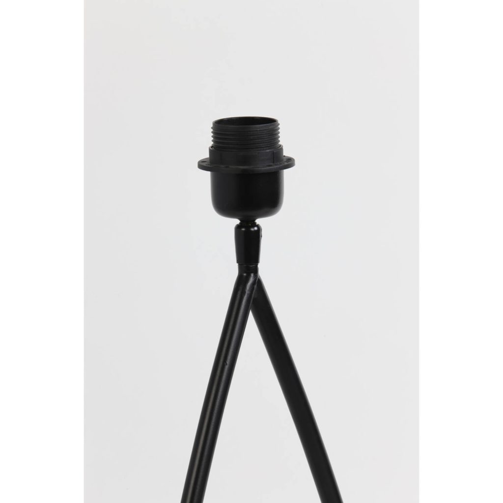Trendy druppelvormige tafellamp met zwarte kap Light & Living Tamsu - Afbeelding 4