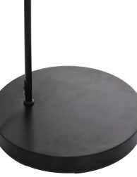 zwarte-lampvoet rond-vloerlamp-mexlite-solva-naturel-en-zwart-3740zw
