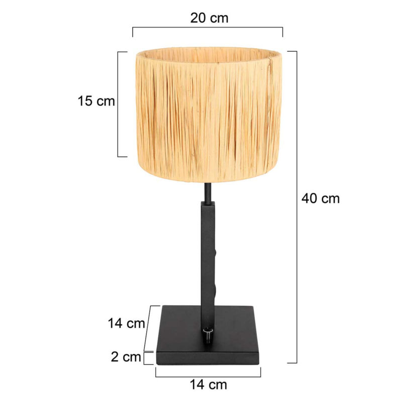 steinhauer-tafellamp-stang-zwart-grasmetaal-ø20cm-e27-3708zw-1