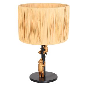 annelighting-tafellamp-animaux-zwart-grasmetaal-ø20cm-e27-3714zw-1