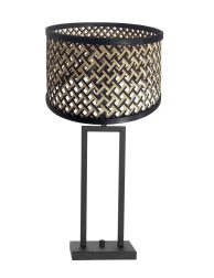 zwarte-tafellamp-met-geometrisch-patroon-tafellamp-steinhauer-stang-naturel-en-zwart-3703zw