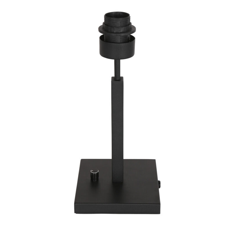 steinhauer-tafellamp-stang-zwart-linnenmetaal-ø20cm-e27-3707zw-1