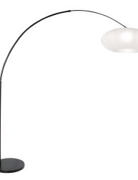 zwarte-vloerlamp-met-witte-kap-vloerlamp-steinhauer-sparkled-light-mat-zwart-met-witte-stoffen-kap-3807zw-1