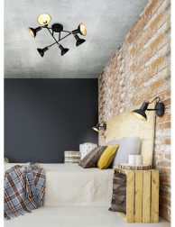 Bedroom open to living room