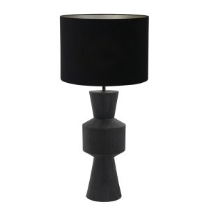 Moderne landelijke tafellamp met witte effen kap Light & Living Gregor
