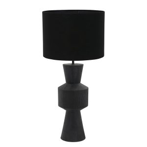 Moderne landelijke tafellamp met kap grijs Light & Living Gregor
