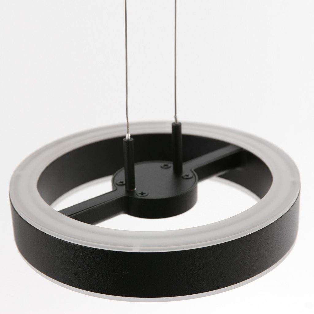 3-lichts hanglamp zwart Steinhauer Piola - Afbeelding 11