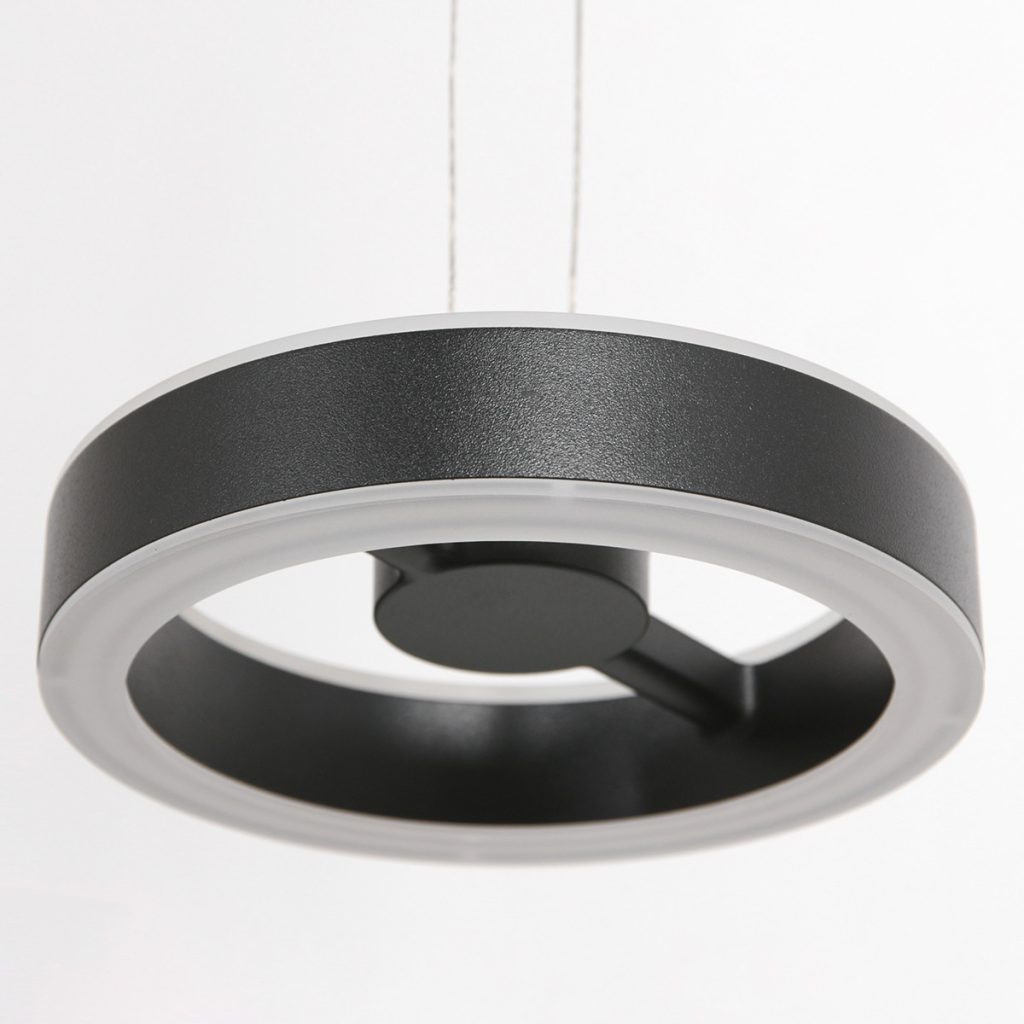 3-lichts hanglamp zwart Steinhauer Piola - Afbeelding 12