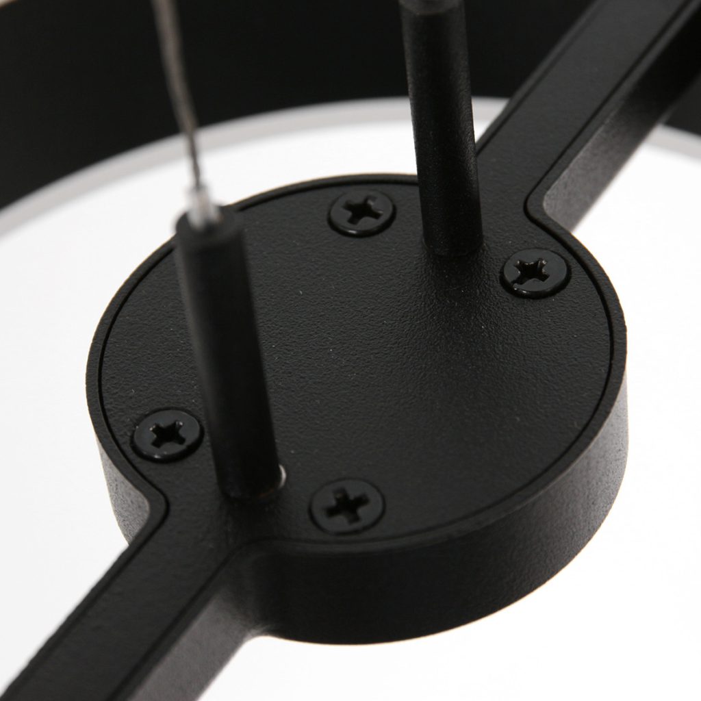 3-lichts hanglamp zwart Steinhauer Piola - Afbeelding 13