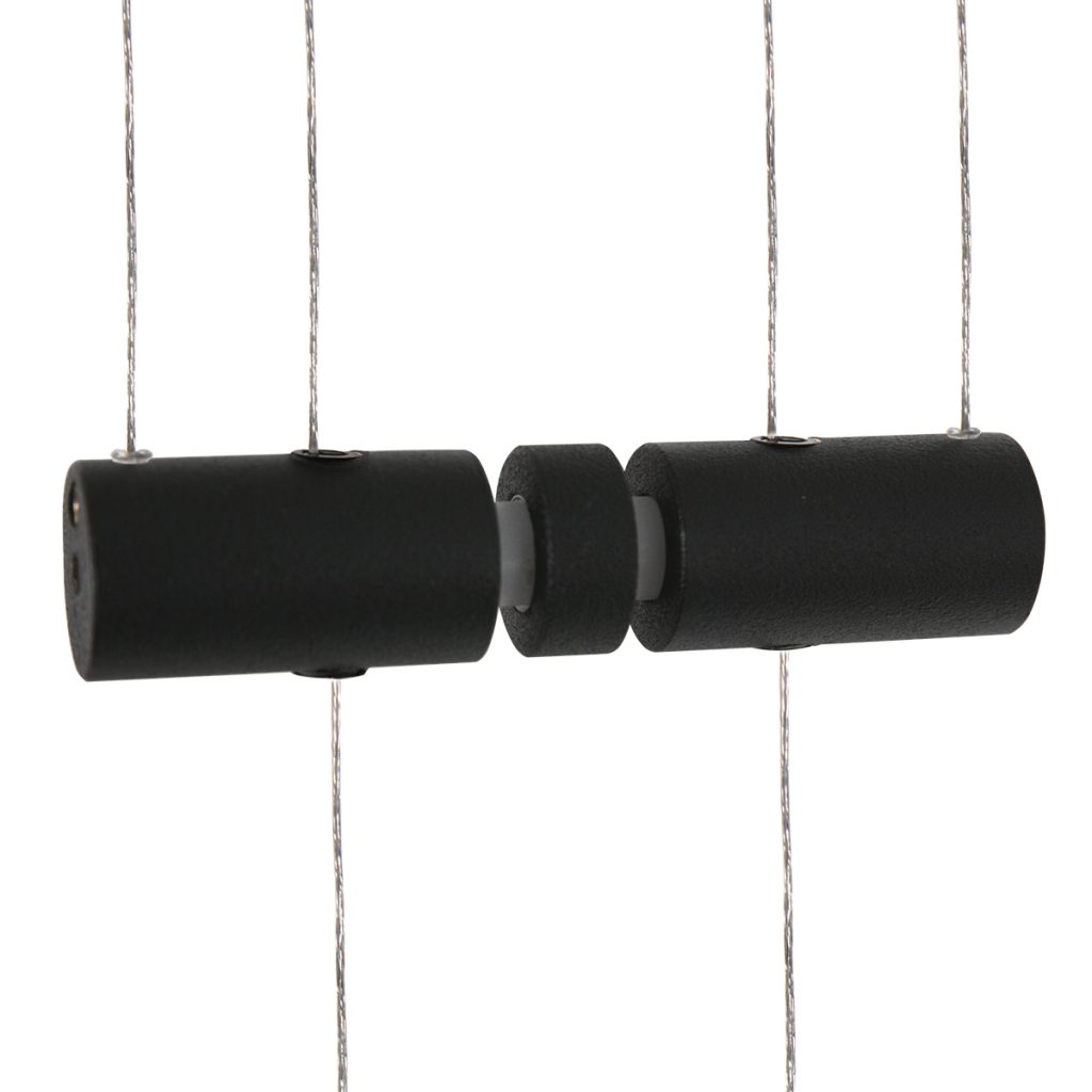 3-lichts hanglamp zwart Steinhauer Piola - Afbeelding 6