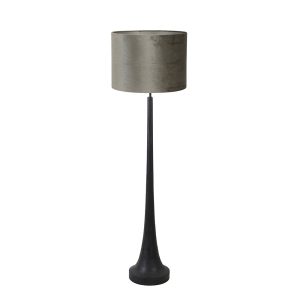 Landelijke vloerlamp met grijze kap Light & Living Jovany