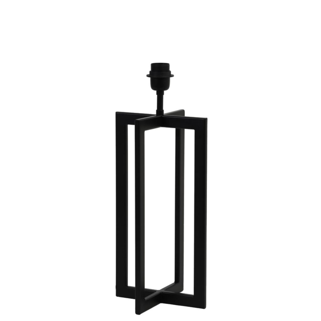 Trendy rechthoekige tafellamp met grijze kap Light & Living Mace - Afbeelding 2