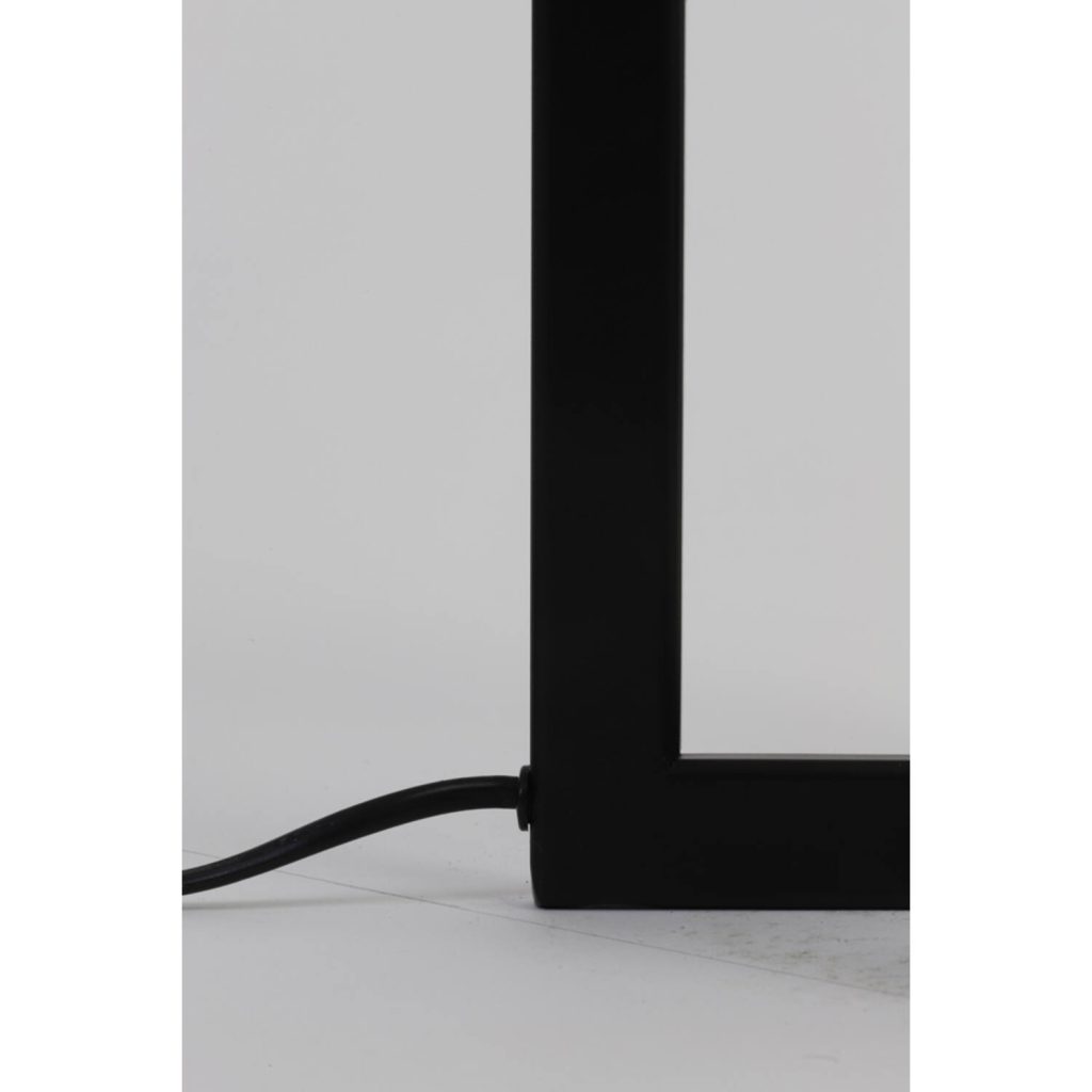 Trendy rechthoekige tafellamp met grijze kap Light & Living Mace - Afbeelding 3