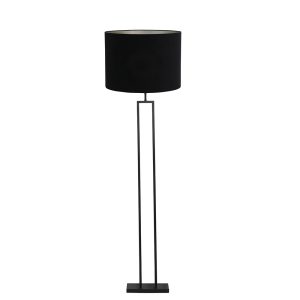 Trendy vloerlamp met zwarte kap Light & Living Shiva