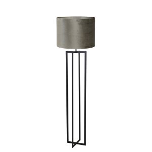Industriele vloerlamp met grijze kap Light & Living Mace